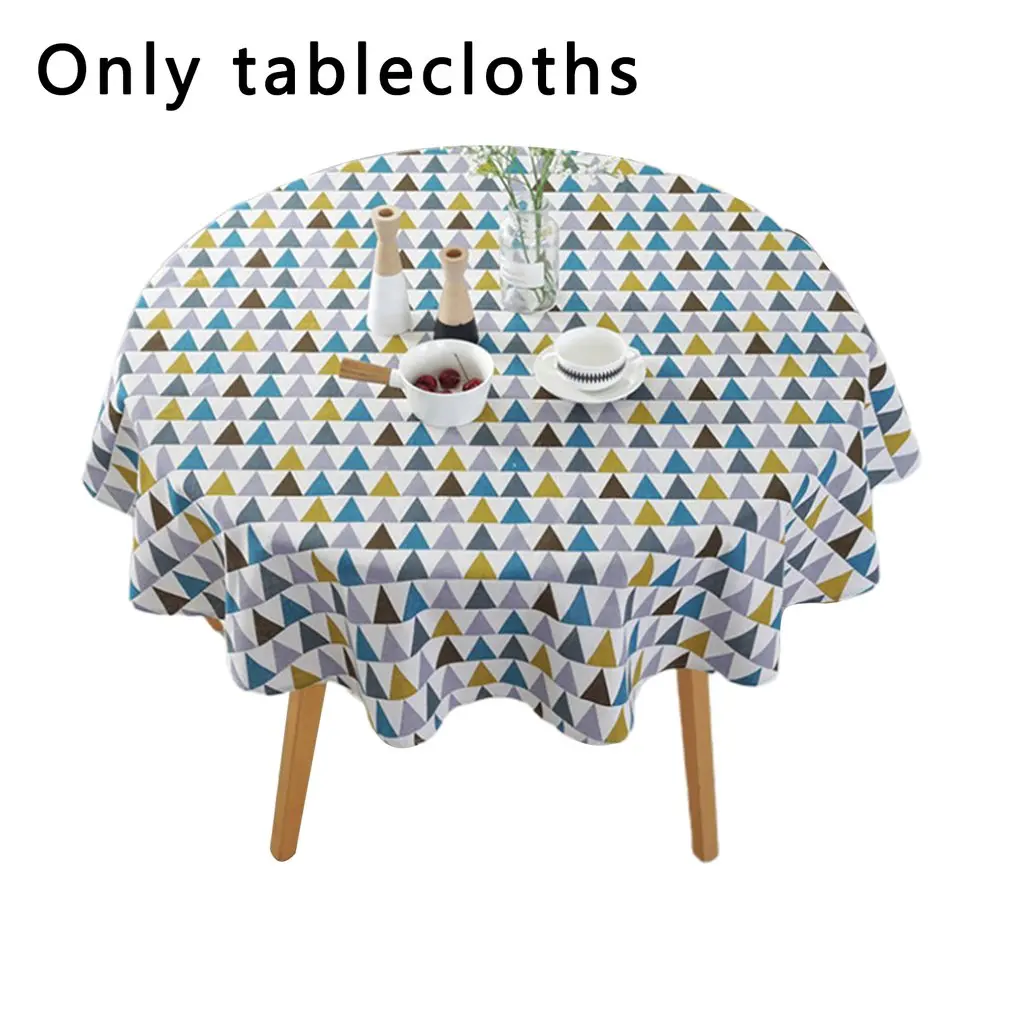 Nordic Style Round Table Cloth Pastoral Cotton Polyester Kitchen Tablecloth Oilproof Decorative Elegant Waterproof Fabric Cover
Nordic Style Round Table Cloth Pastoral Cotton Polyester Kitchen Tablecloth Oilproof Decorative Elegant Waterproof Fabric Cover