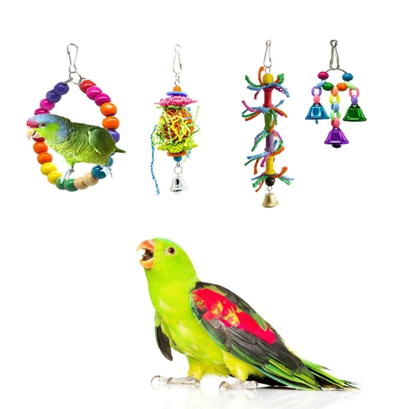 14Packs Bird Swing Chewing Toys Hanging Ladder Perch Parrot Mirror Cage Bell Toys Wood Beads Chew Bite Toy 
14Packs Bird Swing Chewing Toys Hanging Ladder Perch Parrot Mirror Cage Bell Toys Wood Beads Chew Bite Toy