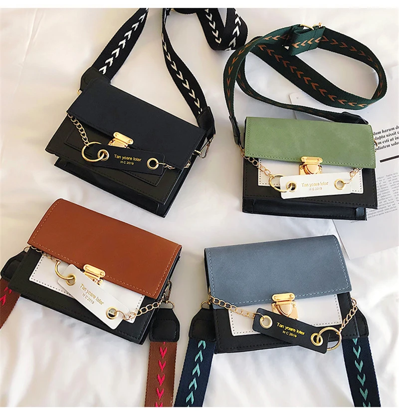 Contrast color Leather Crossbody Bags For Women Travel Handbag Fashion Simple Shoulder Messenger Bag Ladies CrossBody Bag
Contrast color Leather Crossbody Bags For Women Travel Handbag Fashion Simple Shoulder Messenger Bag Ladies CrossBody Bag