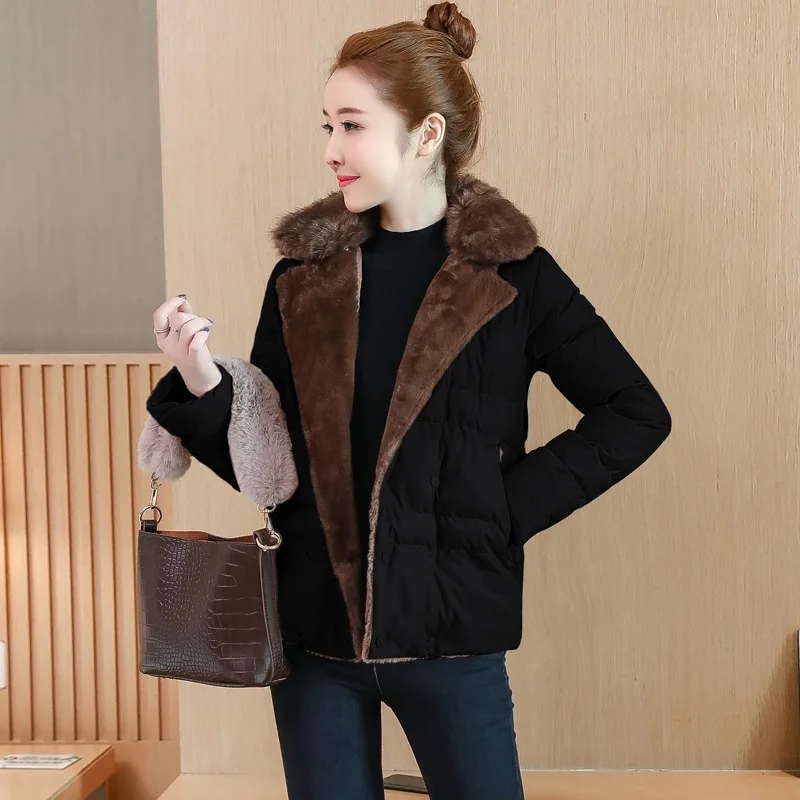 Autumn and winter all-match fur collar short section thick loose light down padded jacket fashion women trend new padded jacket
Autumn and winter all-match fur collar short section thick loose light down padded jacket fashion women trend new padded jacket