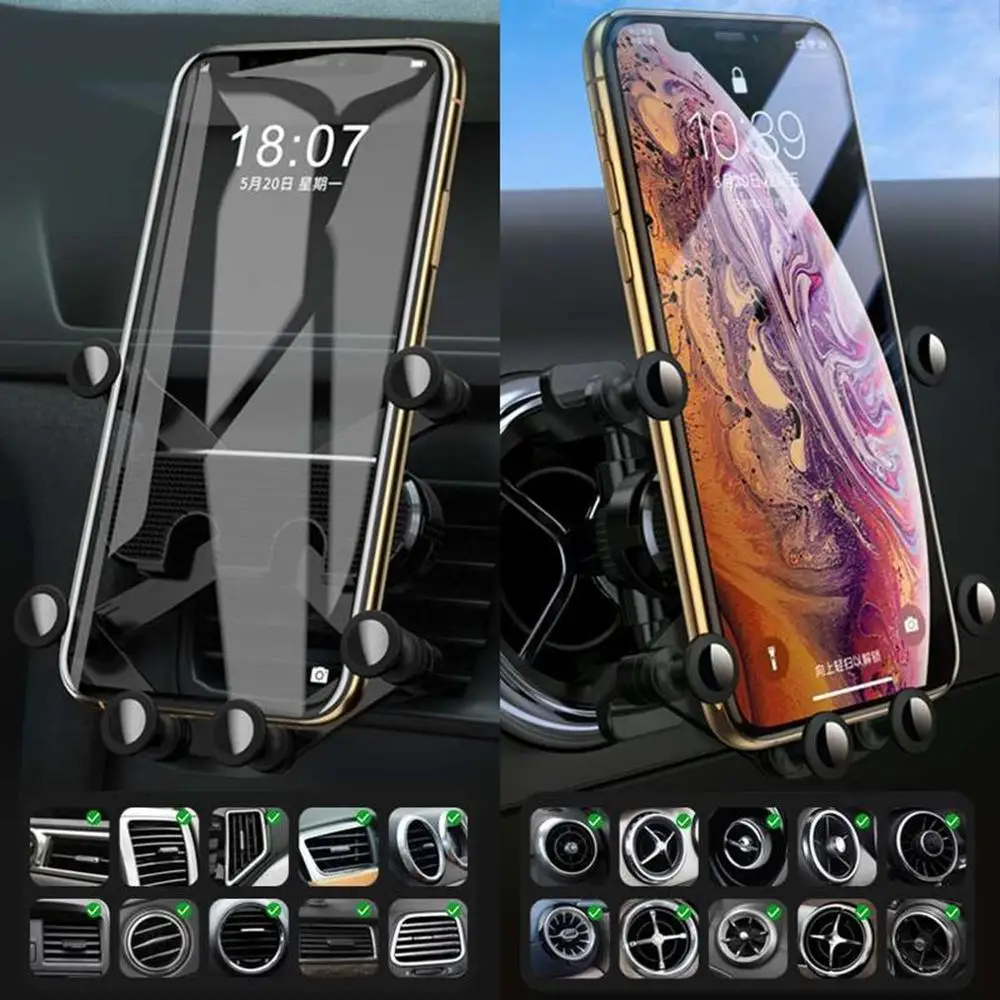 Universal Car Can Rotate 360 Degrees Car Air Vent Phone Holder Navigation For 4.0-6.5In Smart Cellphone
Universal Car Can Rotate 360 Degrees Car Air Vent Phone Holder Navigation For 4.0-6.5In Smart Cellphone