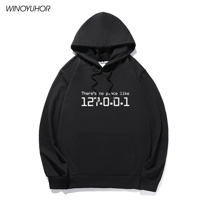 IP Address Hoodies There is No Place Like 127.0.0.1 Computer Comedy Sweatshirt Funny Birthday Gift For Men Programmer Geek Tops
IP Address Hoodies There is No Place Like 127.0.0.1 Computer Comedy Sweatshirt Funny Birthday Gift For Men Programmer Geek Tops