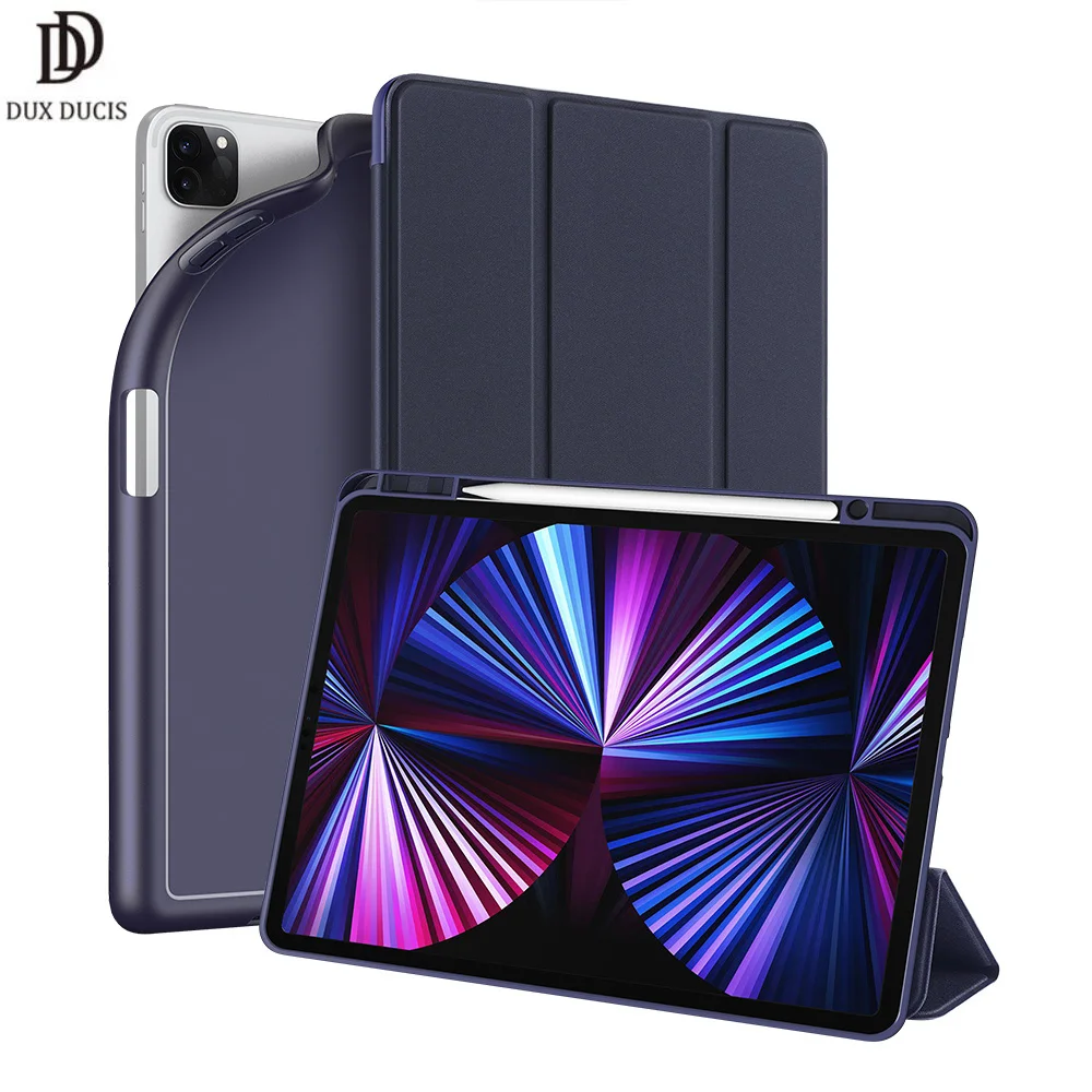 Tablet Leather Case For iPad Pro 12.9 2021/2020 Smart Sleep Wake OSOM Series with Pencil Holder Trifold Stand Clear Back
Tablet Leather Case For iPad Pro 12.9 2021/2020 Smart Sleep Wake OSOM Series with Pencil Holder Trifold Stand Clear Back