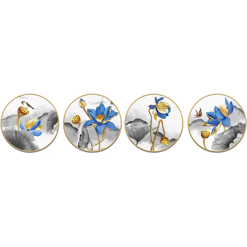 Stereo Round Frame Lotus Wall Stickers Living Room Sofa TV Backdrop Wall Decoration Aesthetic Chinese Style Wallpaper Room Decor
Stereo Round Frame Lotus Wall Stickers Living Room Sofa TV Backdrop Wall Decoration Aesthetic Chinese Style Wallpaper Room Decor