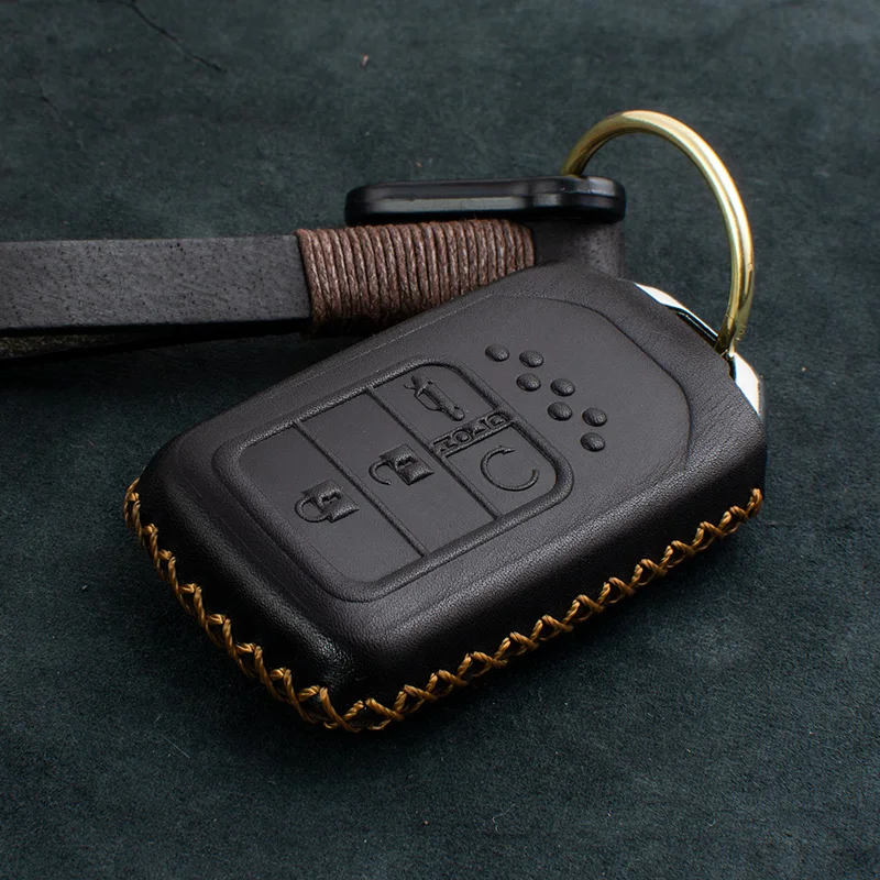 1 PCS Genuine Leather Car Key Case Cover For Honda Spirior Fit Civic Accord City CB400 CRV Jazz HRV Key Bag Holder Car Styling
1 PCS Genuine Leather Car Key Case Cover For Honda Spirior Fit Civic Accord City CB400 CRV Jazz HRV Key Bag Holder Car Styling