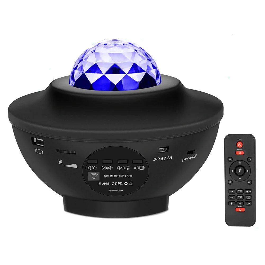 Galaxy Projector Music Starry Water Wave LED Projector Light Bluetooth Speaker @LS
Galaxy Projector Music Starry Water Wave LED Projector Light Bluetooth Speaker @LS