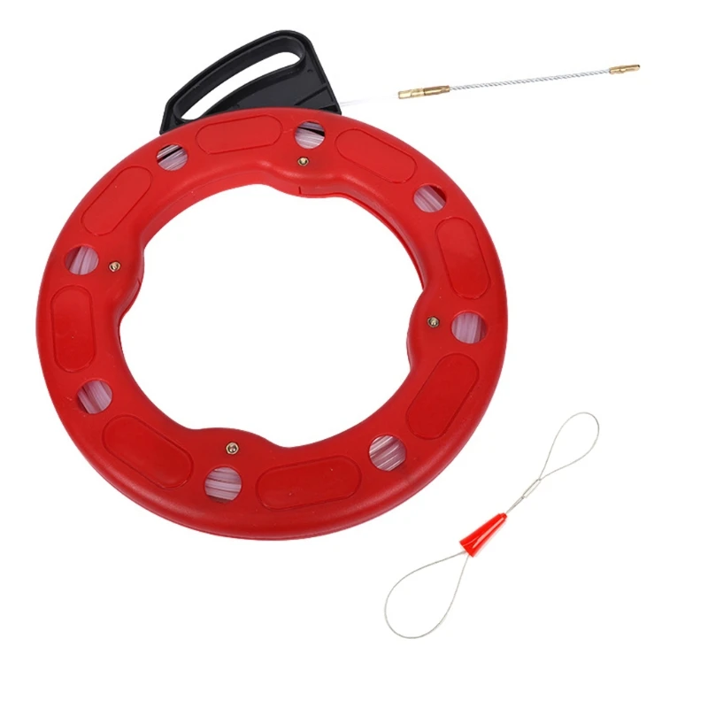 82/98 3.0/4.0mm Foot Electrical Fish Tape Reel Pull Push Kit with High Impact Case Fiberglass Electrician Threading Red
82/98 3.0/4.0mm Foot Electrical Fish Tape Reel Pull Push Kit with High Impact Case Fiberglass Electrician Threading Red