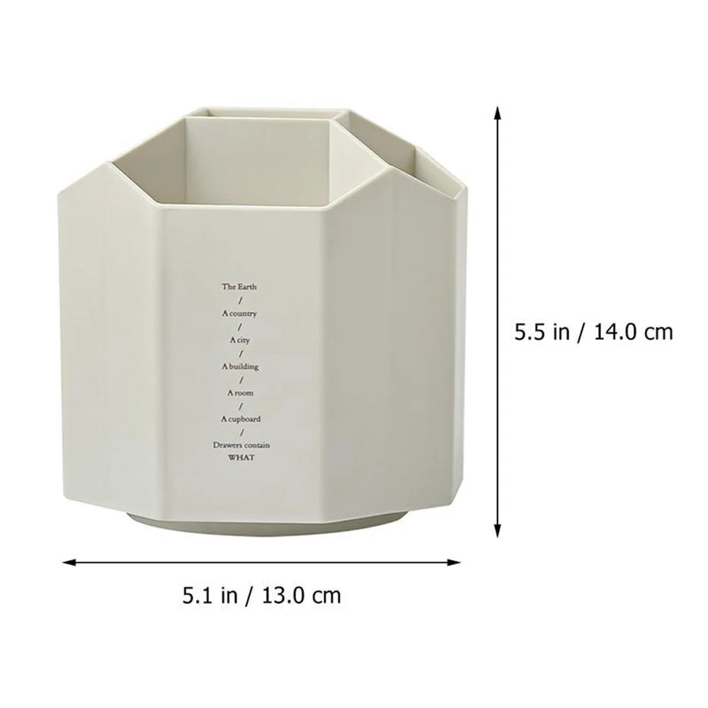 Creative Multifunction Makeup Brush Holder 360 Degree Rotating Eyebrow Pencil Organizer Large Storage Box Home Desktop Container
Creative Multifunction Makeup Brush Holder 360 Degree Rotating Eyebrow Pencil Organizer Large Storage Box Home Desktop Container