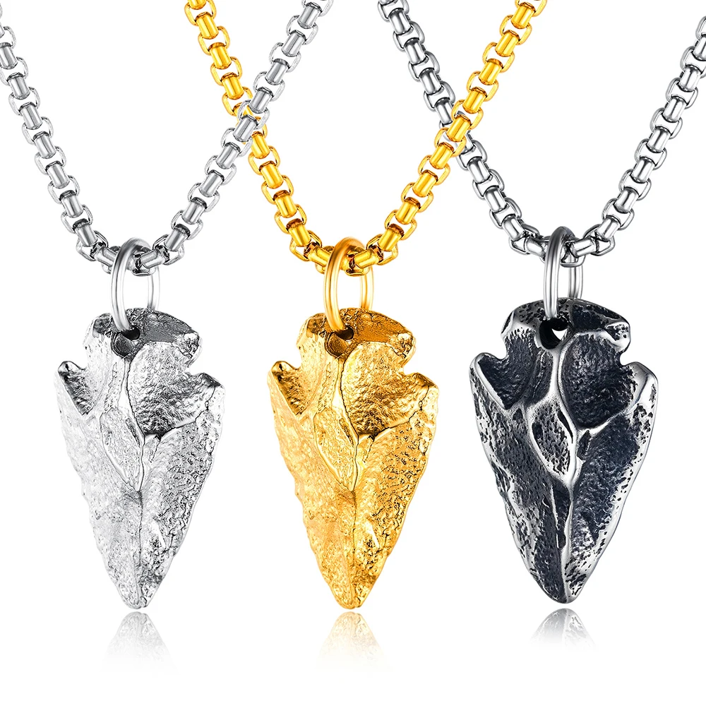 Stainless Steel Men's Flint Vintage Pendant Necklace Stone Age Collection Apparatus Necklaces Jewelry Gift For Men with Chain
Stainless Steel Men's Flint Vintage Pendant Necklace Stone Age Collection Apparatus Necklaces Jewelry Gift For Men with Chain