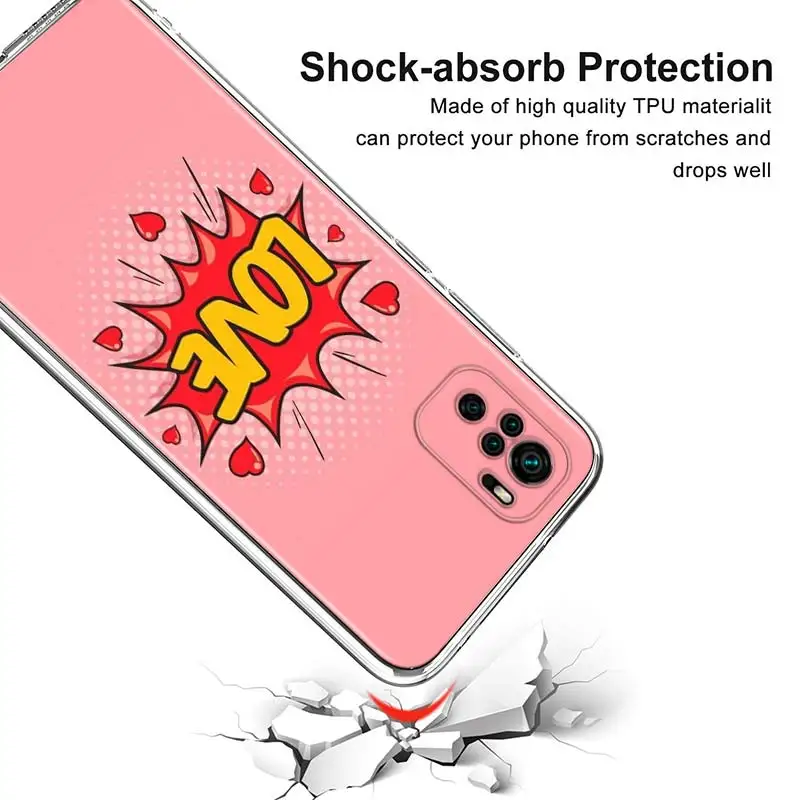 Transparent Cover Hot POP Art For Xioami Redmi Note 10 10S 9T 9S 9 8T 8 7S 7 6 5A 5 4X 4 Pro Max Phone Case
Transparent Cover Hot POP Art For Xioami Redmi Note 10 10S 9T 9S 9 8T 8 7S 7 6 5A 5 4X 4 Pro Max Phone Case