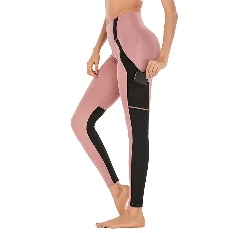 Capris Sports Contrast Stitching Leggings Pocket Mobile Mesh Slim Yoga Pants Female Sweatpants Squat Proof Slim Stretch Girl 
Capris Sports Contrast Stitching Leggings Pocket Mobile Mesh Slim Yoga Pants Female Sweatpants Squat Proof Slim Stretch Girl