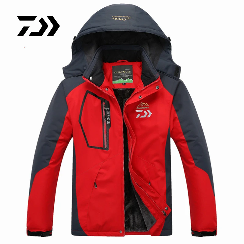 Daiwa Fishing Clothing Autumn Winter Waterproof Warm Fishing Jackets Men Fleece Thick Mountaineer Outdoor Sport Fishing Coats
Daiwa Fishing Clothing Autumn Winter Waterproof Warm Fishing Jackets Men Fleece Thick Mountaineer Outdoor Sport Fishing Coats