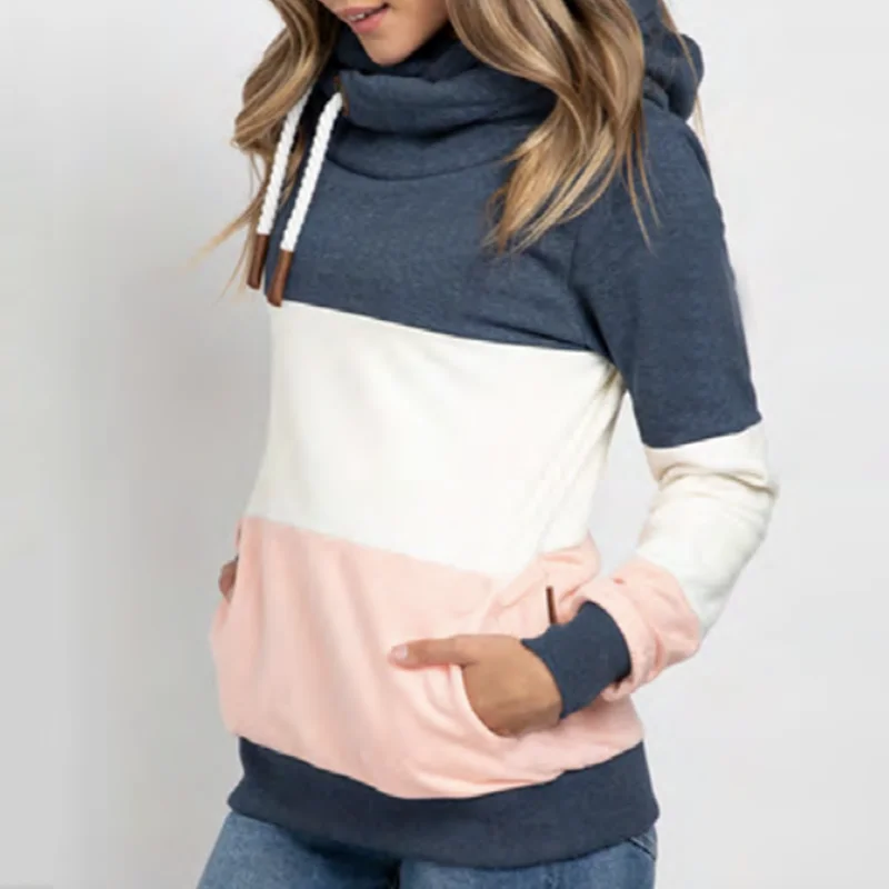 Elegant Patchwork Fleece Hoodie Sweatshirt Women Autumn Winter Long Sleeve Top Pullover Fashion Drawstring Harajuku Sweatshirts
Elegant Patchwork Fleece Hoodie Sweatshirt Women Autumn Winter Long Sleeve Top Pullover Fashion Drawstring Harajuku Sweatshirts