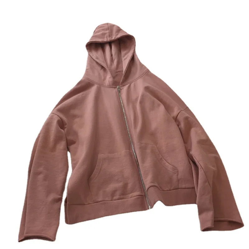 2021 Spring New Pink Hooded Women's Sweater Loose Casual Long-sleeved Cardigan Zipper Jacket Hoodies Women 
2021 Spring New Pink Hooded Women's Sweater Loose Casual Long-sleeved Cardigan Zipper Jacket Hoodies Women