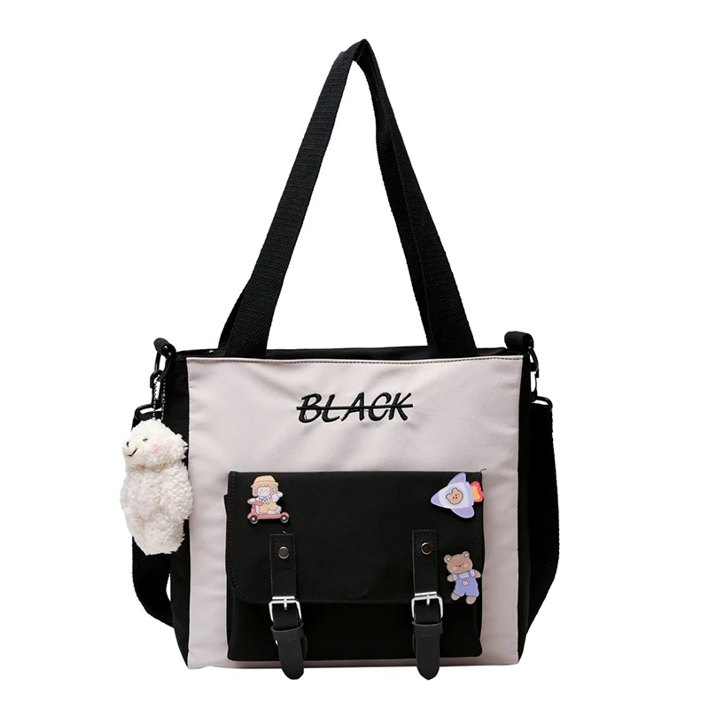 Stitching Letter Printing Nylon Zipper Shoulder Crossbody Bags For Women's Fashion Casual Student Large Capacity Messenger Bag
Stitching Letter Printing Nylon Zipper Shoulder Crossbody Bags For Women's Fashion Casual Student Large Capacity Messenger Bag