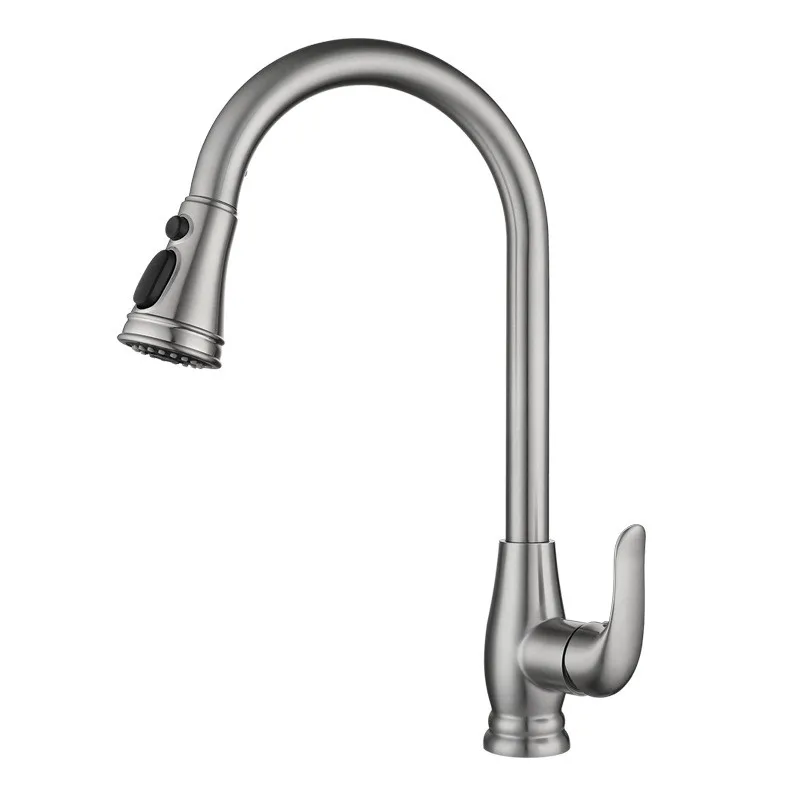 3 Modes Outlet Stainless Steel Kitchen Faucet Single Hole Pull Out Spout 360 Rotation Hot Cold Water Mixer Tap With Hose
3 Modes Outlet Stainless Steel Kitchen Faucet Single Hole Pull Out Spout 360 Rotation Hot Cold Water Mixer Tap With Hose