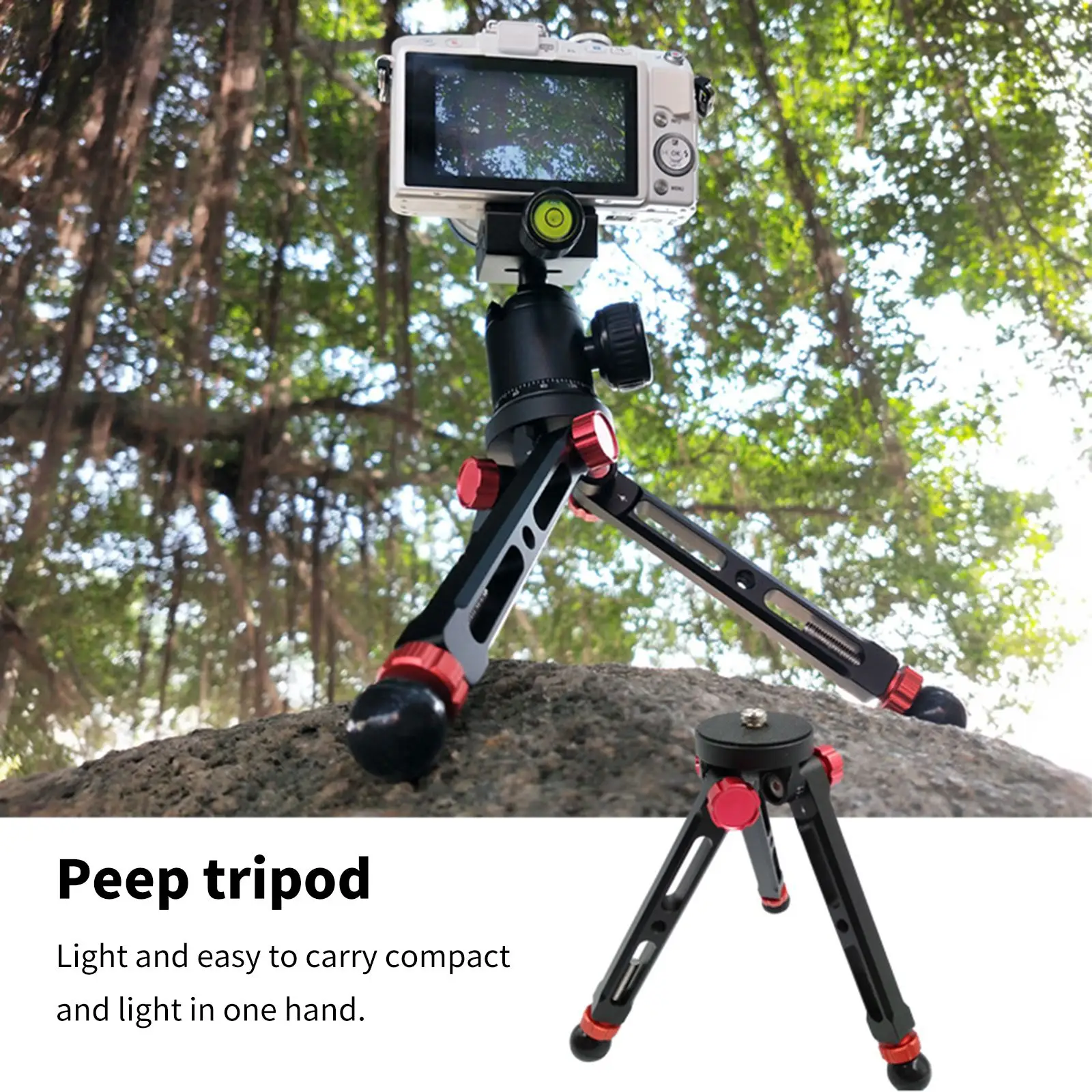 Camera Universal Metal Tripod Desktop Mobile Phone Camera Stand Desktop Tripod Portable Mini Tripod 6-Level Low-Angle Micro SLR
Camera Universal Metal Tripod Desktop Mobile Phone Camera Stand Desktop Tripod Portable Mini Tripod 6-Level Low-Angle Micro SLR
