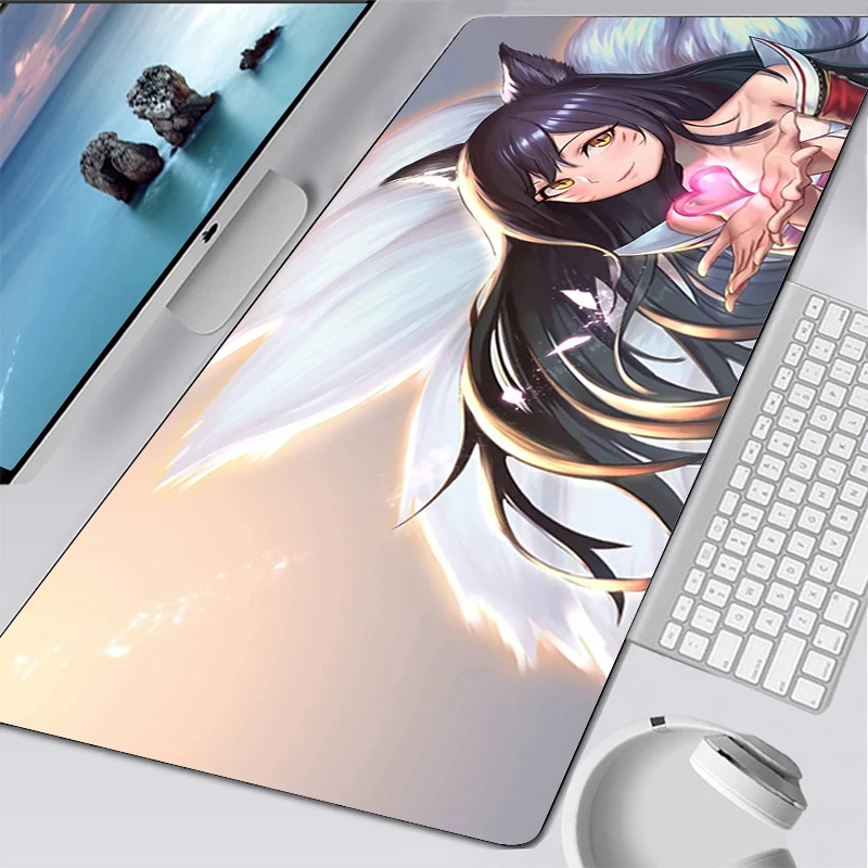 Large Gaming Mouse Pad Computer Mousepad PC Gamer Mouse Mat Laptop Mausepad League of Legends Ahri Carpet Keyboard Mat Desk Pad
Large Gaming Mouse Pad Computer Mousepad PC Gamer Mouse Mat Laptop Mausepad League of Legends Ahri Carpet Keyboard Mat Desk Pad