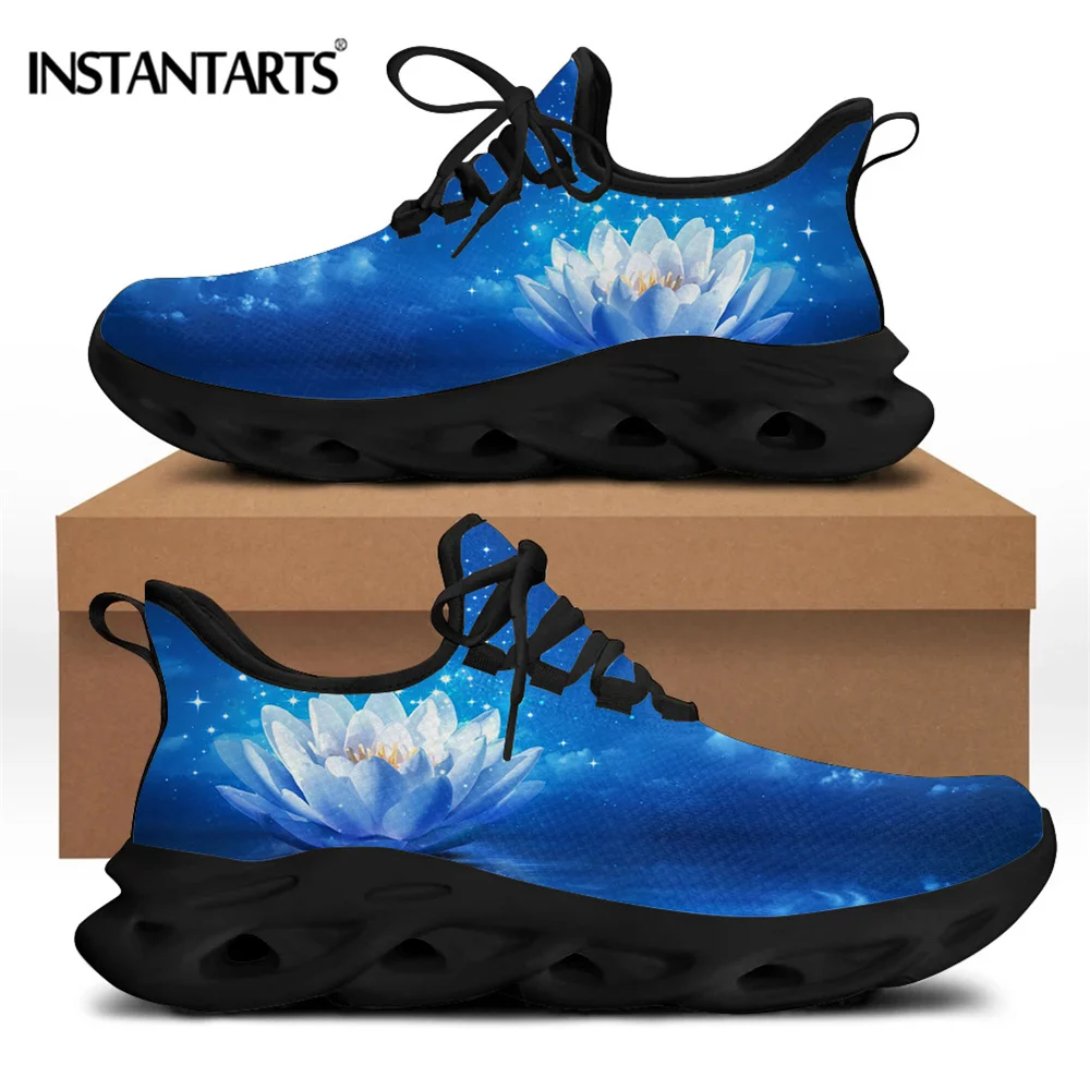 INSTANTARTS Autumn/Spring Women Breathable Mesh Sneakers Light Platform Shoes Pretty Flower 3D Printed Girls Flat Shoes Lace up
INSTANTARTS Autumn/Spring Women Breathable Mesh Sneakers Light Platform Shoes Pretty Flower 3D Printed Girls Flat Shoes Lace up