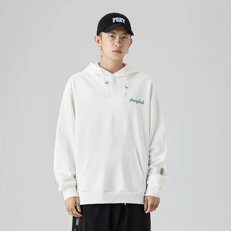 2021 autumn and winter new hooded sweater men's contrast color armband all-match hoodie jacket
2021 autumn and winter new hooded sweater men's contrast color armband all-match hoodie jacket