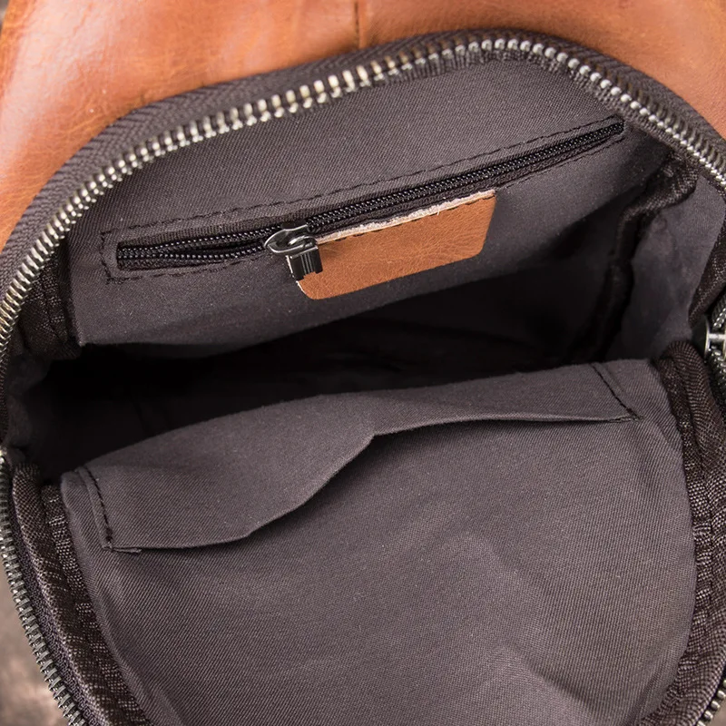 Natural Skin Men Shoulder Sling Bags Rucksack Cross Body Bag Retro Style Casual Genuine Leather Male Bag Chest Daypack Backpack
Natural Skin Men Shoulder Sling Bags Rucksack Cross Body Bag Retro Style Casual Genuine Leather Male Bag Chest Daypack Backpack