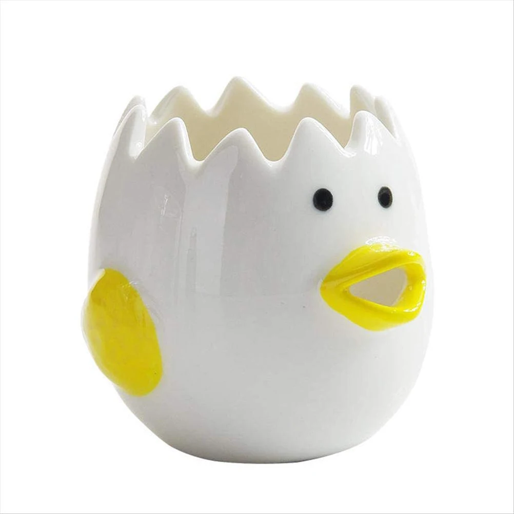 Ceramic Egg Separator Chick Shape Egg Yolk Separator Kitchen Gadgets 
Ceramic Egg Separator Chick Shape Egg Yolk Separator Kitchen Gadgets