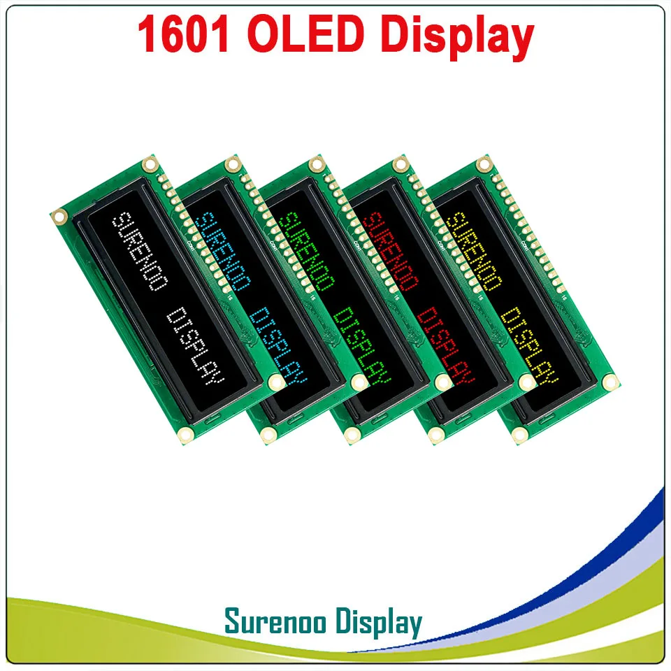 Реальный OLED дисплей 1601 161 символ параллельный ЖК модуль LCM экран встроенный WS0010