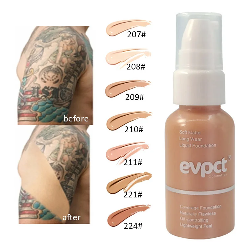 30ml Matte Liquid Foundation Oil Control Long-lasting Face Makeup Natural Waterproof Moisturizing Concealer BB cream TSLM1
30ml Matte Liquid Foundation Oil Control Long-lasting Face Makeup Natural Waterproof Moisturizing Concealer BB cream TSLM1