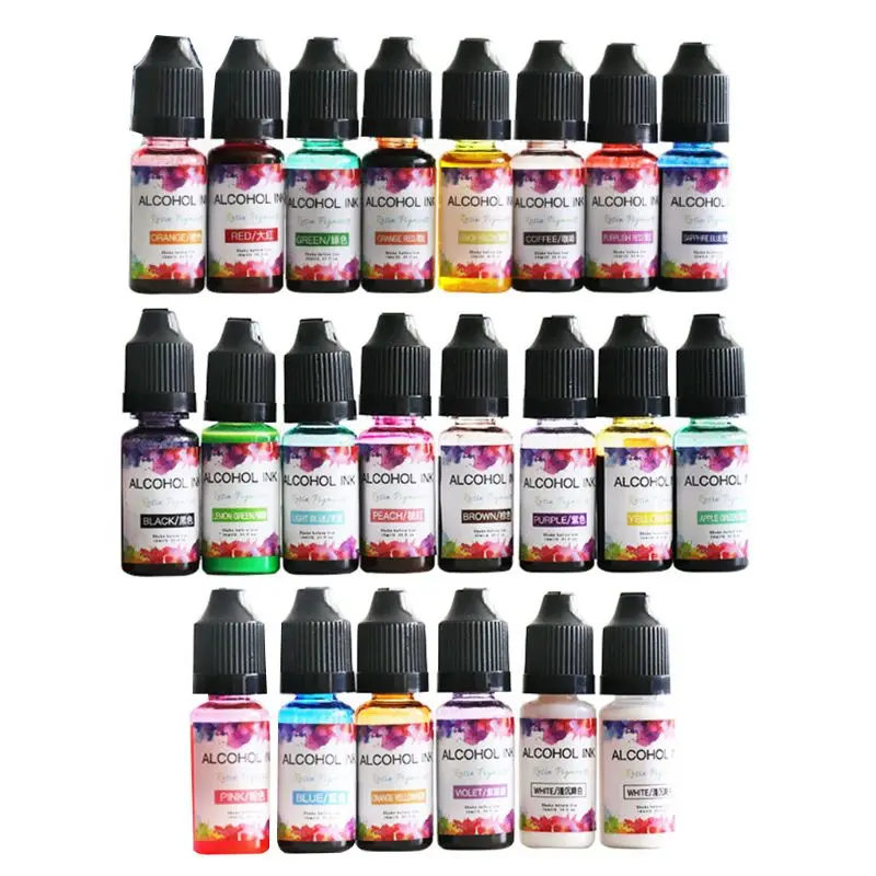 22 Colors Epoxy Pigment Liquid Colorant Dye Ink Diffusion UV Resin DIY Crafts
22 Colors Epoxy Pigment Liquid Colorant Dye Ink Diffusion UV Resin DIY Crafts