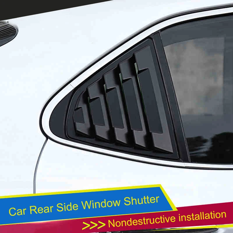 QHCP Car Rear Window Triangle Shutters Cover Stickers Trims ABS Carbon Fiber Style Shark Gill Shape Black For Toyota Camry 2018
QHCP Car Rear Window Triangle Shutters Cover Stickers Trims ABS Carbon Fiber Style Shark Gill Shape Black For Toyota Camry 2018