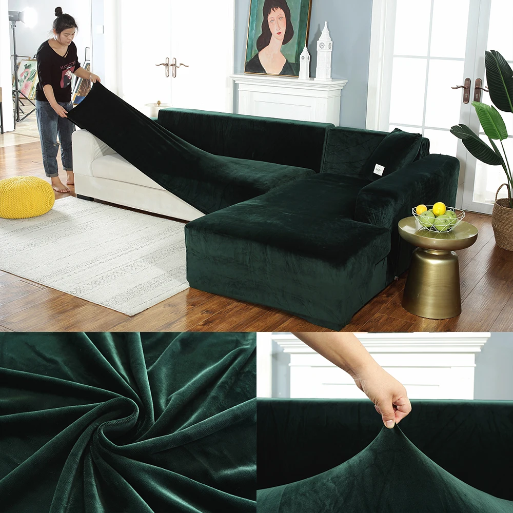 Thick Velvet Sofa Cover Universal Stretch Elastic Sofa Cover For Living Room Couch Slipcovers Corner Sofa Covers
Thick Velvet Sofa Cover Universal Stretch Elastic Sofa Cover For Living Room Couch Slipcovers Corner Sofa Covers