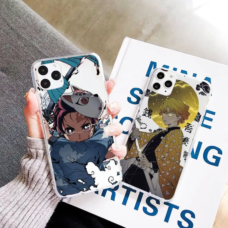 Kimetsu No Yaiba Demon Slayer Anime Phone Case Transparent Clear for iPhone 11 12 mini pro XS MAX 7 8 6 6S Plus X 5S SE 2020 XR
Kimetsu No Yaiba Demon Slayer Anime Phone Case Transparent Clear for iPhone 11 12 mini pro XS MAX 7 8 6 6S Plus X 5S SE 2020 XR