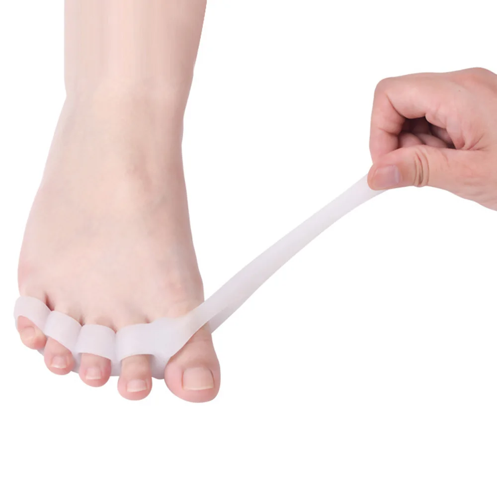 1pair Silicone Toe Separators Bunion Correctors Hallux Valgus Corrector Foot Finger Splitter Thumb Spacer Feet Spreader
1pair Silicone Toe Separators Bunion Correctors Hallux Valgus Corrector Foot Finger Splitter Thumb Spacer Feet Spreader