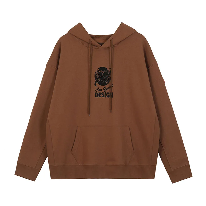 

C.E CAVEMPT Hooded Sweatshirt Embroidered Around The Earth C.E Men Women 1:1 Tide Brand Couple Top