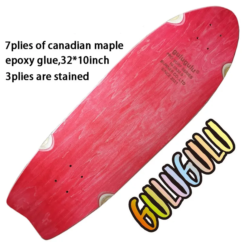 Good Quality Land Surf Skate Deck Skateboard Decks Canadian Maple and Epoxy Glue Bamboo Good Material
Good Quality Land Surf Skate Deck Skateboard Decks Canadian Maple and Epoxy Glue Bamboo Good Material