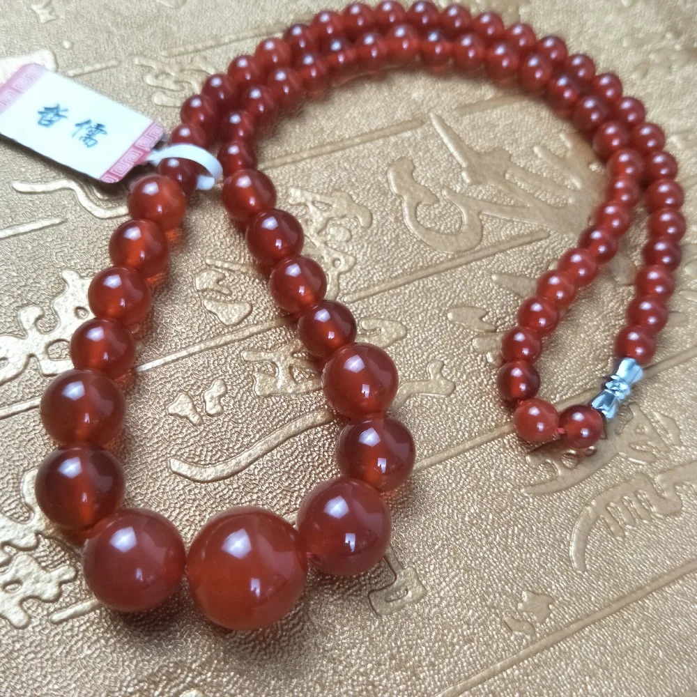 Send A-level national certificate Natural red agate 5-14+mm tower bead bead chain Elegant ladies bead clavicle bead chain
Send A-level national certificate Natural red agate 5-14+mm tower bead bead chain Elegant ladies bead clavicle bead chain
