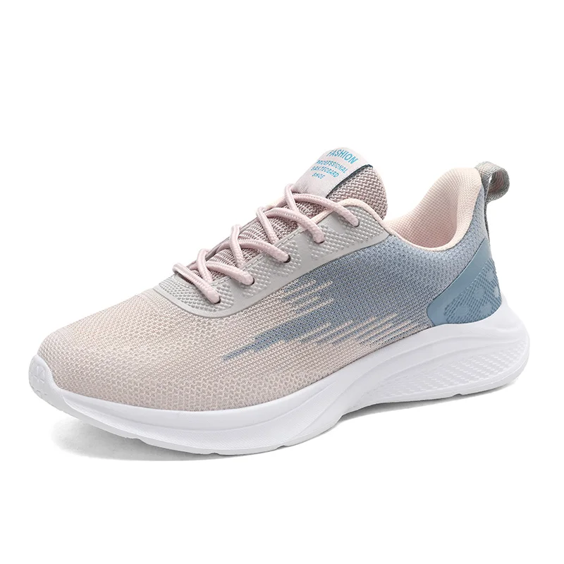 Women Sneakers Breathable Running Training Shoes Outdoor Sport Fashion Comfortable Casual Lady Flat Shoes Lace-up Pink 35-41 
Women Sneakers Breathable Running Training Shoes Outdoor Sport Fashion Comfortable Casual Lady Flat Shoes Lace-up Pink 35-41