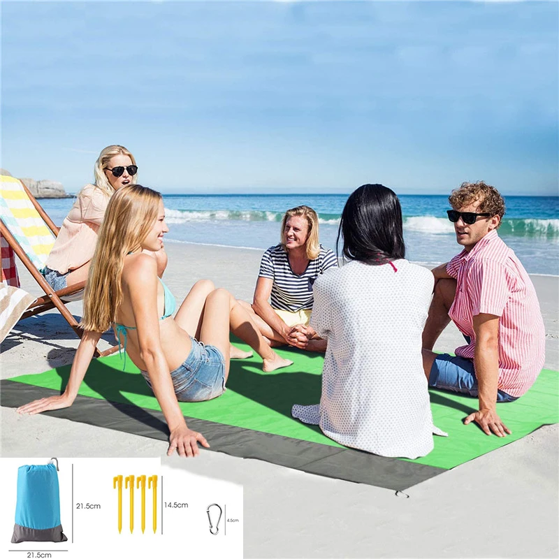 2.1x2m Beach Mat Waterproof Camping Mattress Beach Blanket Outdoor Picnic Mat Portable Camping Ground Mat Camping Sleeping Pad
2.1x2m Beach Mat Waterproof Camping Mattress Beach Blanket Outdoor Picnic Mat Portable Camping Ground Mat Camping Sleeping Pad