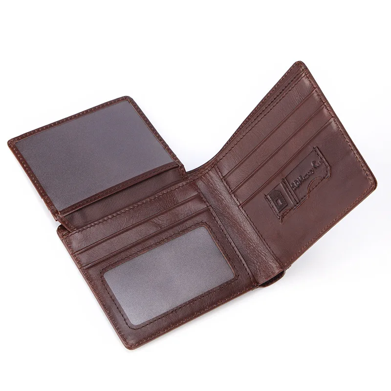 The New First Layer Oil Wax Leather Men's Wallet Multi-function Change Position Money Anti-rfid Stealing Brush Leather Wallets
The New First Layer Oil Wax Leather Men's Wallet Multi-function Change Position Money Anti-rfid Stealing Brush Leather Wallets