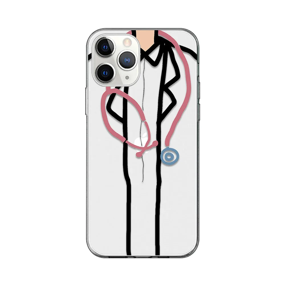 Doctor Nurse Case For iPhone 12 11 Pro Max Cover for iPhone 12 X XR XS MAX 7 8 6 6S Plus 5S SE 2020 Soft Silicon TPU Phone Funda
Doctor Nurse Case For iPhone 12 11 Pro Max Cover for iPhone 12 X XR XS MAX 7 8 6 6S Plus 5S SE 2020 Soft Silicon TPU Phone Funda