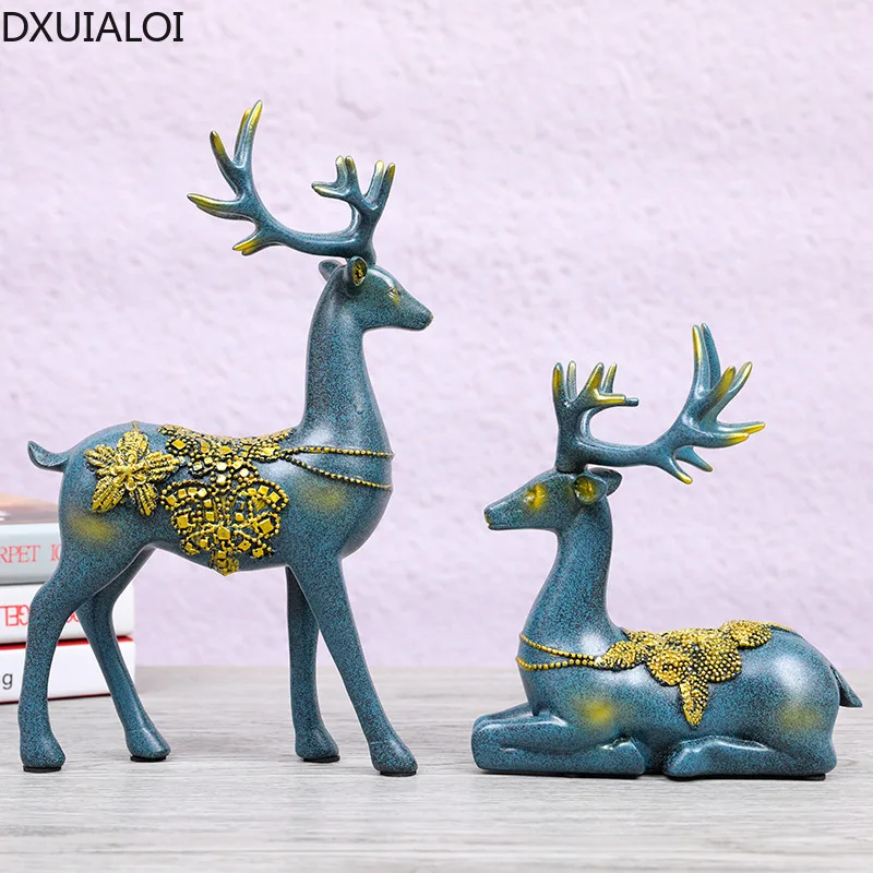 Home decoration resin crafts European style decoration creative couple wedding gift wine cabinet decoration living room deer
Home decoration resin crafts European style decoration creative couple wedding gift wine cabinet decoration living room deer