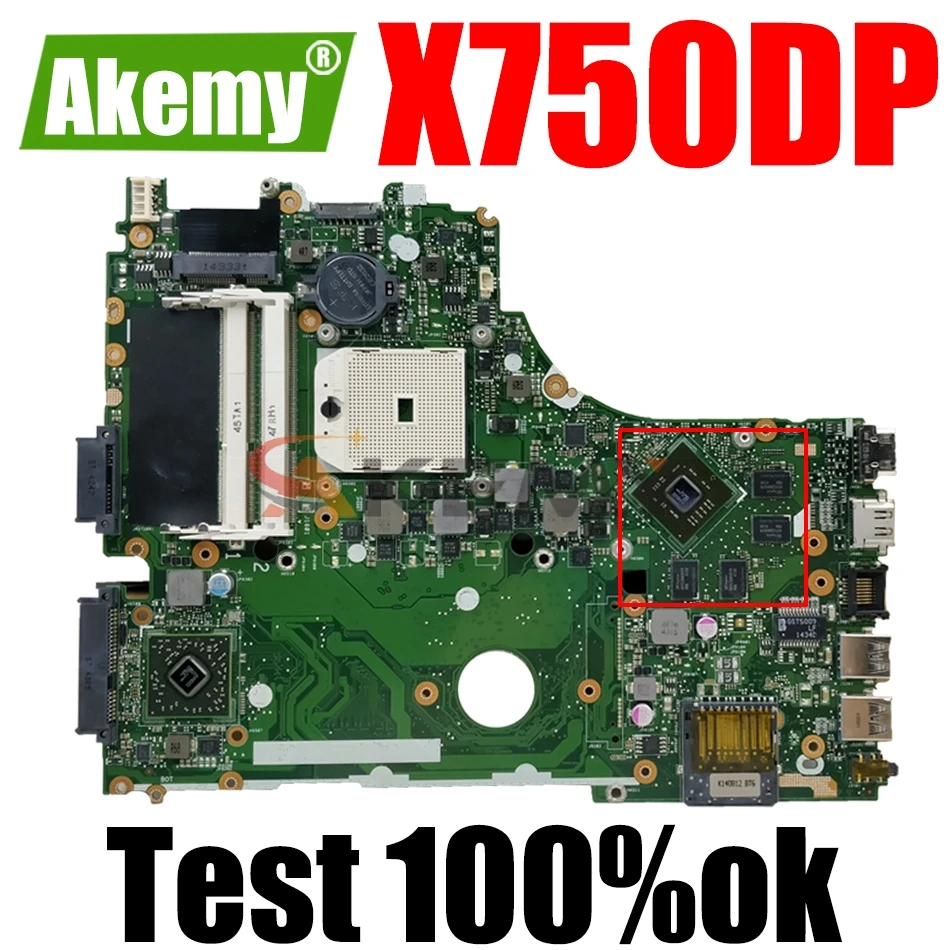 Материнская плата AKEMY X750DP для ноутбука ASUS K550DP X550DP K550D X550D, оригинальная материнская плата LVDS
Материнская плата AKEMY X750DP для ноутбука ASUS K550DP X550DP K550D X550D, оригинальная материнская плата LVDS