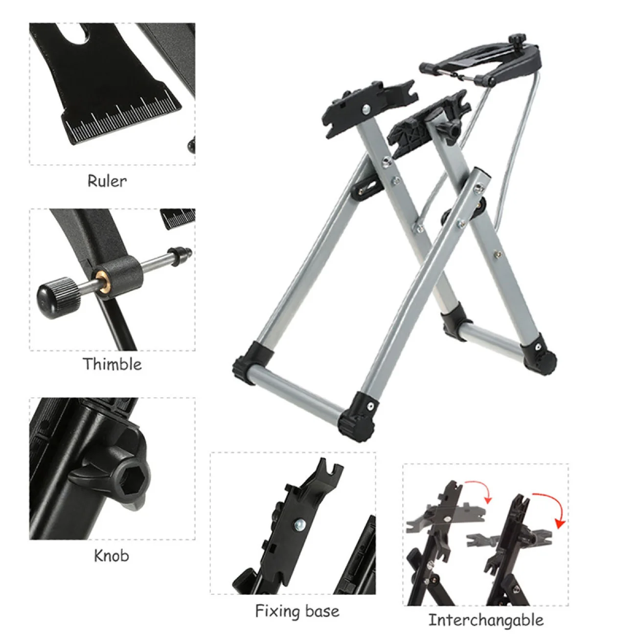 Bike Bicycle Wheel Truing Stand Bike Mechanic Truing Stand Bicycle Repair Tool for 24/26/28in MTB Bikes Folding Road Bicycle
Bike Bicycle Wheel Truing Stand Bike Mechanic Truing Stand Bicycle Repair Tool for 24/26/28in MTB Bikes Folding Road Bicycle