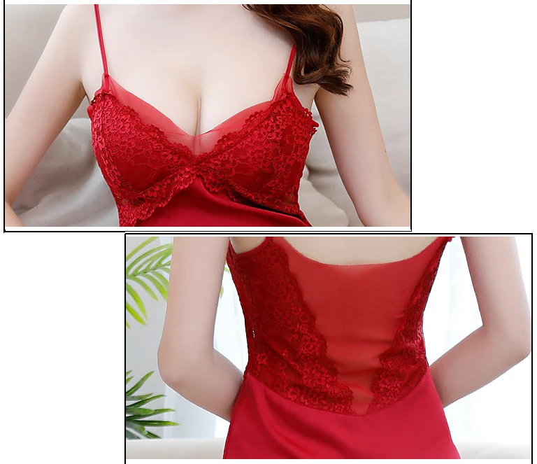 Sexy Backless Womens V-Neck Sleeveless Sleep Robe Lace Flower M-XXL Summer Home Wear Nightgown Bath Gown Sleepwear
Sexy Backless Womens V-Neck Sleeveless Sleep Robe Lace Flower M-XXL Summer Home Wear Nightgown Bath Gown Sleepwear
