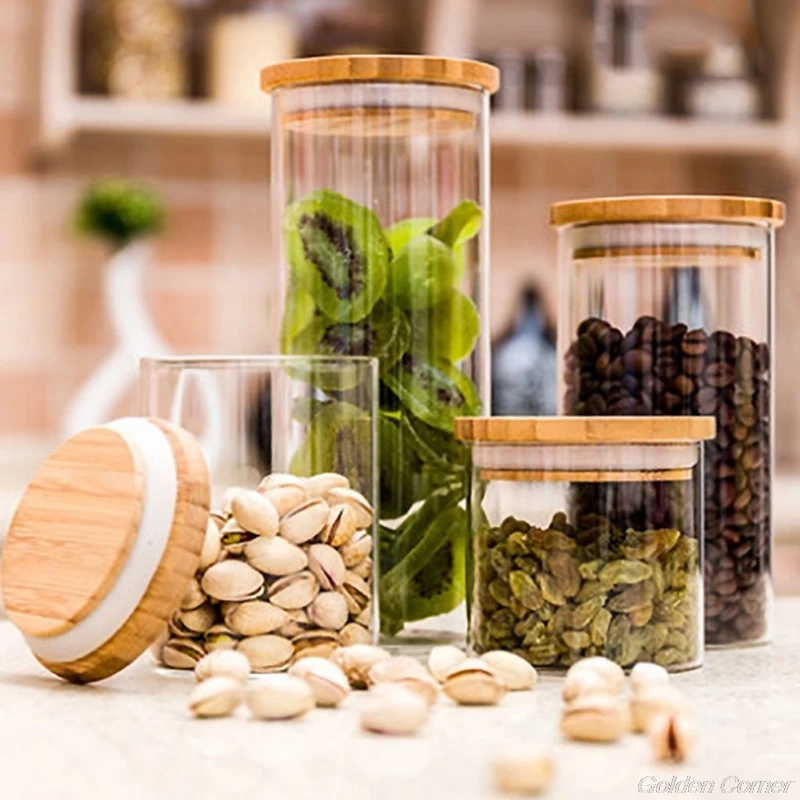1200ML Glass Food Sealed Jar with Bamboo Wood Lid Coffee Beans Nuts Sealed Cans Food Storage Preservation Container N18 20
1200ML Glass Food Sealed Jar with Bamboo Wood Lid Coffee Beans Nuts Sealed Cans Food Storage Preservation Container N18 20