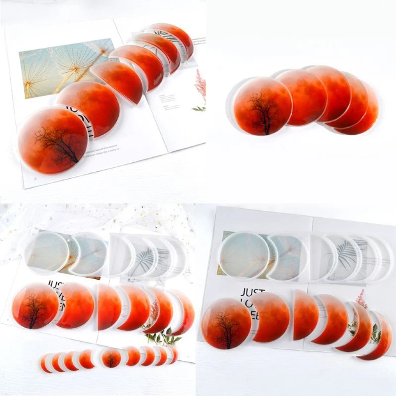 2 Sets Moon Phase Silicone Epoxy Resin Molds Moon Crescents Resin Molds Crafts F3MF
2 Sets Moon Phase Silicone Epoxy Resin Molds Moon Crescents Resin Molds Crafts F3MF