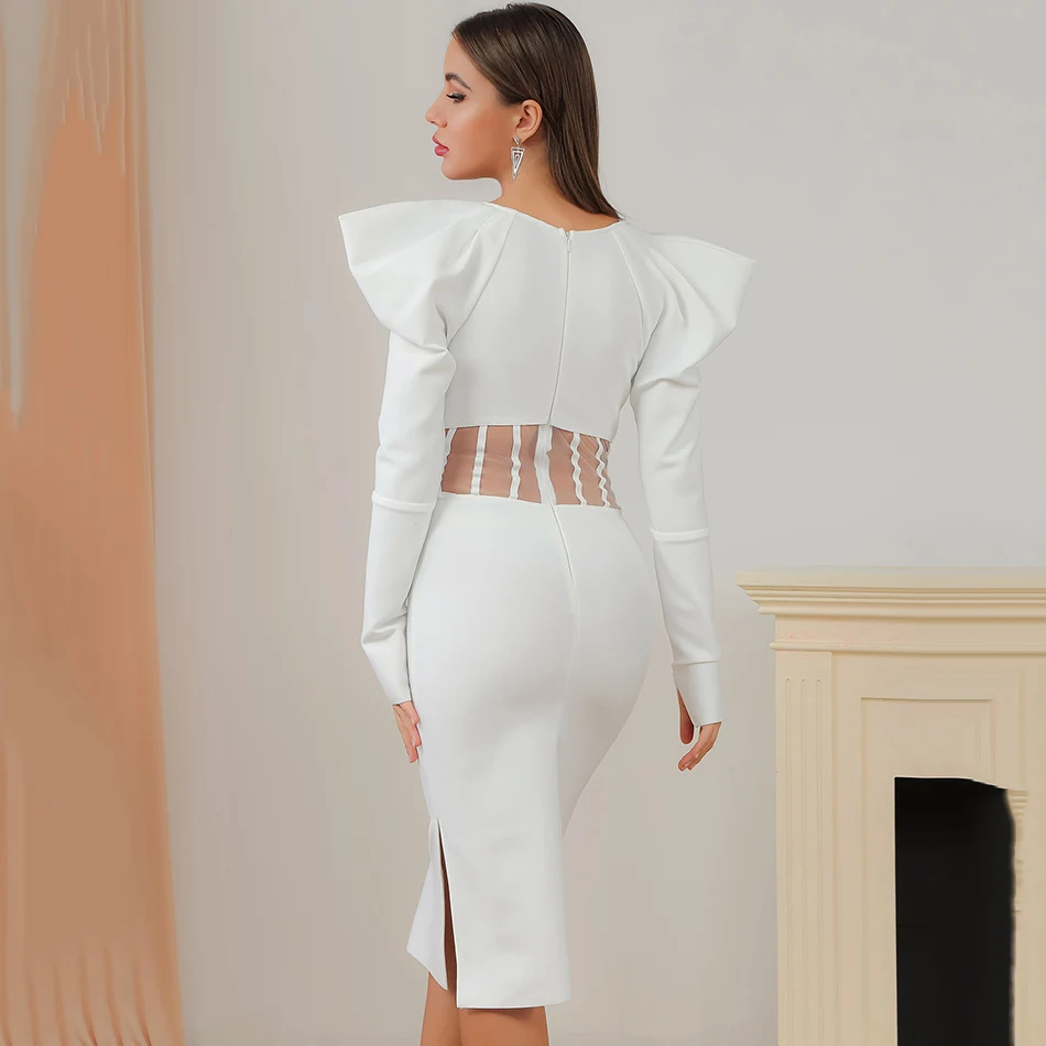 High Quality Autumn Fashion Women Sexy Mesh Corset V-Neck Long Sleeve Bandage Dress Runway Party Celebrity Club Costume
High Quality Autumn Fashion Women Sexy Mesh Corset V-Neck Long Sleeve Bandage Dress Runway Party Celebrity Club Costume
