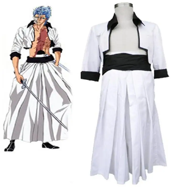 Аниме BLEACH Grimmjow Jeagerjaques Костюмы для косплея кимоно
Аниме BLEACH Grimmjow Jeagerjaques Костюмы для косплея кимоно