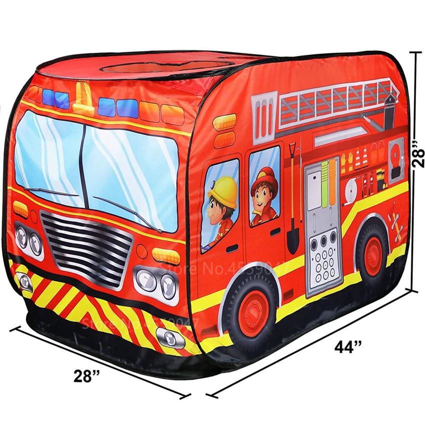 Пожарная детская Униформа автомобиль палатка Sam косплей дети роскошный пожарный