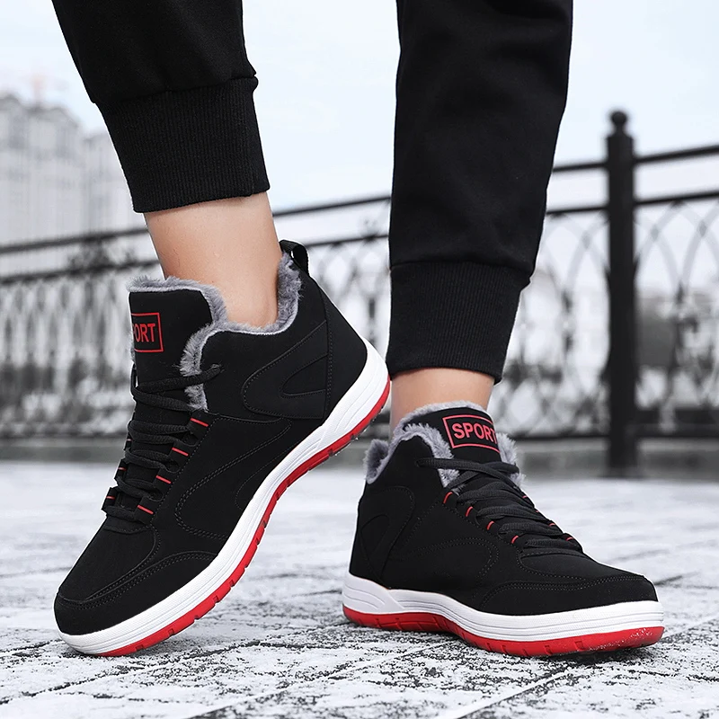 Men Winter Sneakers with Plush Warm Casual Shoes Waterproof Winter boots Shoes for Men Lace-up Anti-skid Mens Trainers Fletiter
Men Winter Sneakers with Plush Warm Casual Shoes Waterproof Winter boots Shoes for Men Lace-up Anti-skid Mens Trainers Fletiter